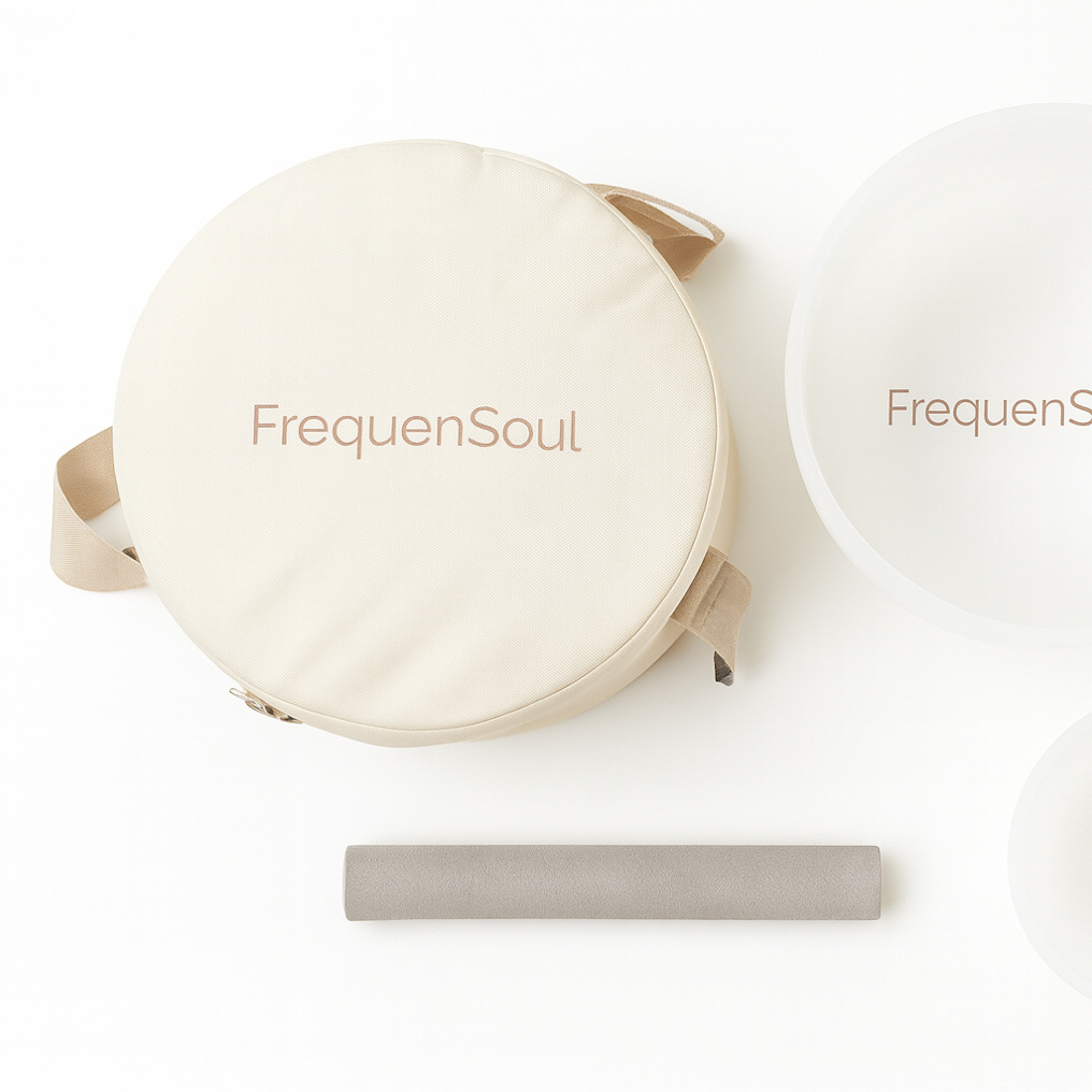 FREQUENSOUL SOUND STACKS - CRYSTAL QUARTZ SINGING BOWL SETS