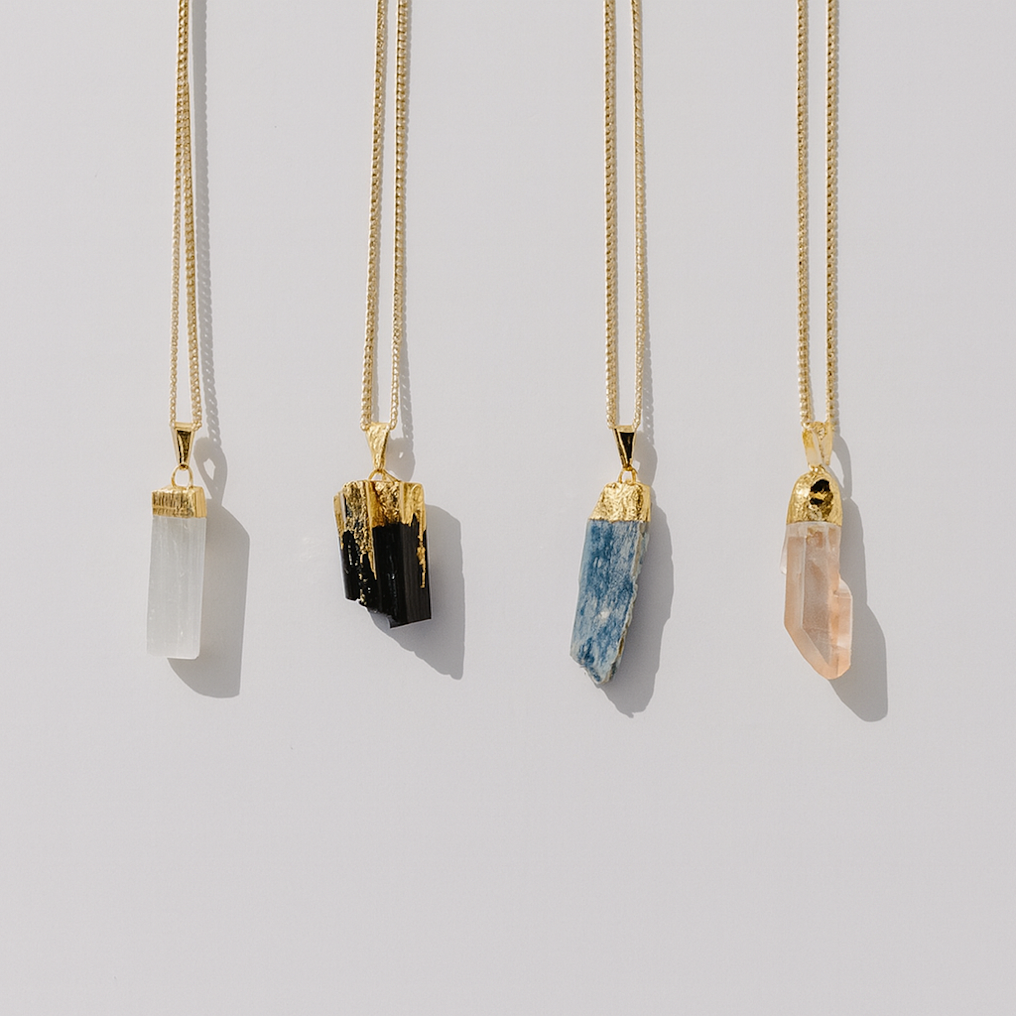 EARTH'S ELEMENT Crystal Pendants