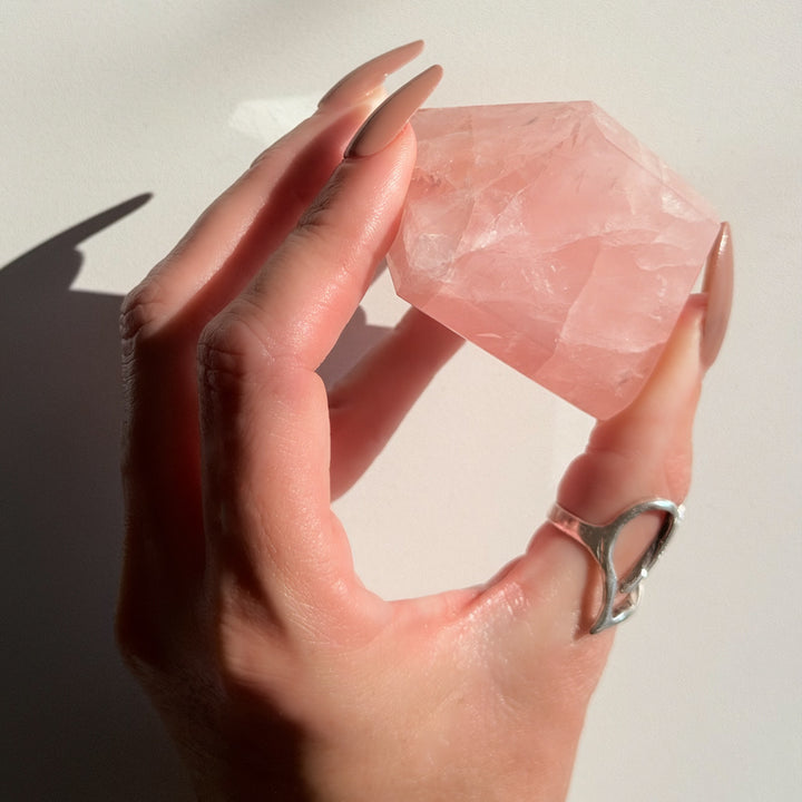 ROSE QUARTZ Freeform Prism – 136g | Brazil