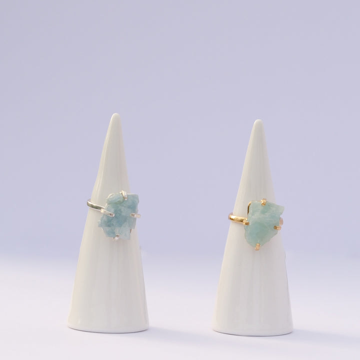 SIGNAL BAND Aquamarine Ring