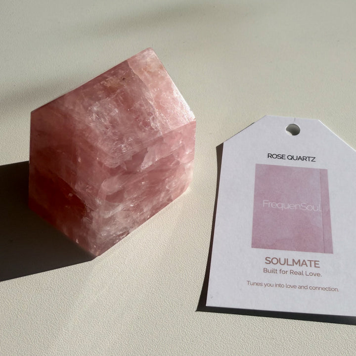 DEEP ROSE QUARTZ Freeform – 180g | Brazil