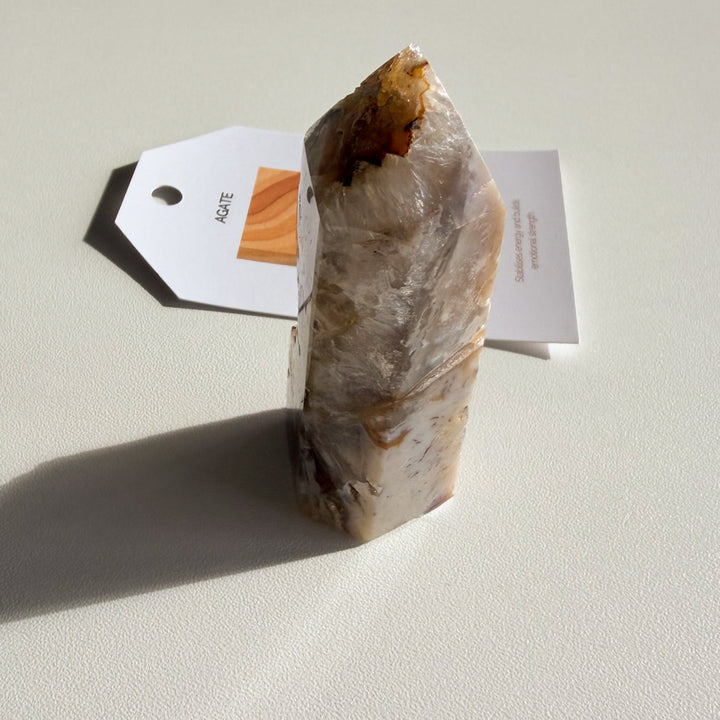 Agate with Druzy Quartz | 63g | Root Signal | Brazil