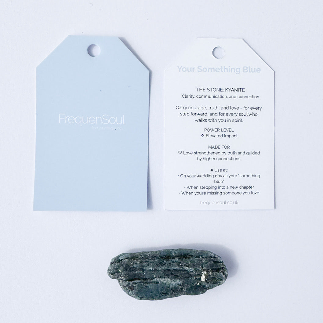 Something Blue Wedding Gift – Kyanite Crystal