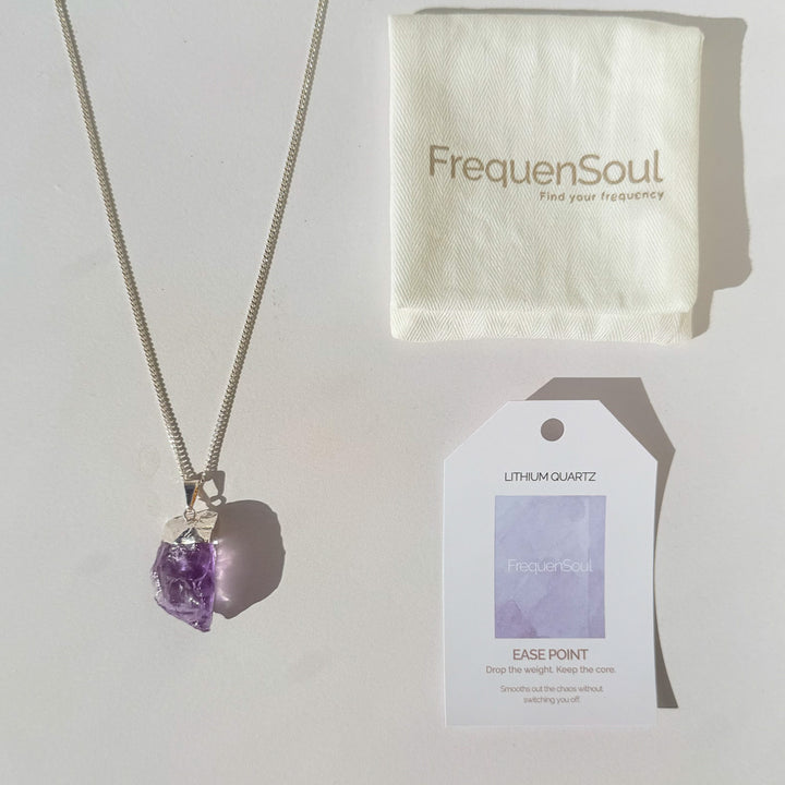 AMETHYST Crystal Pendant | Chain Necklace