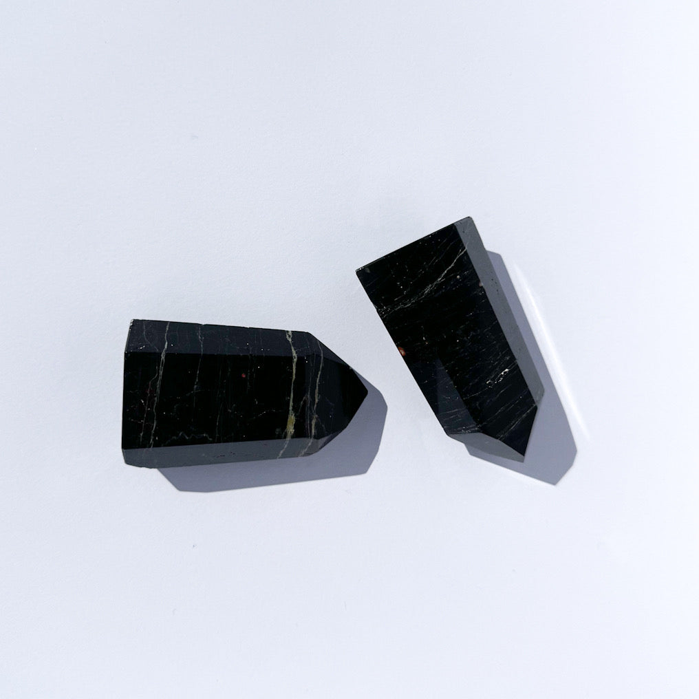 EARTH’S POINT Black Tourmaline — Force Field → Protection, Grounding, Boundaries