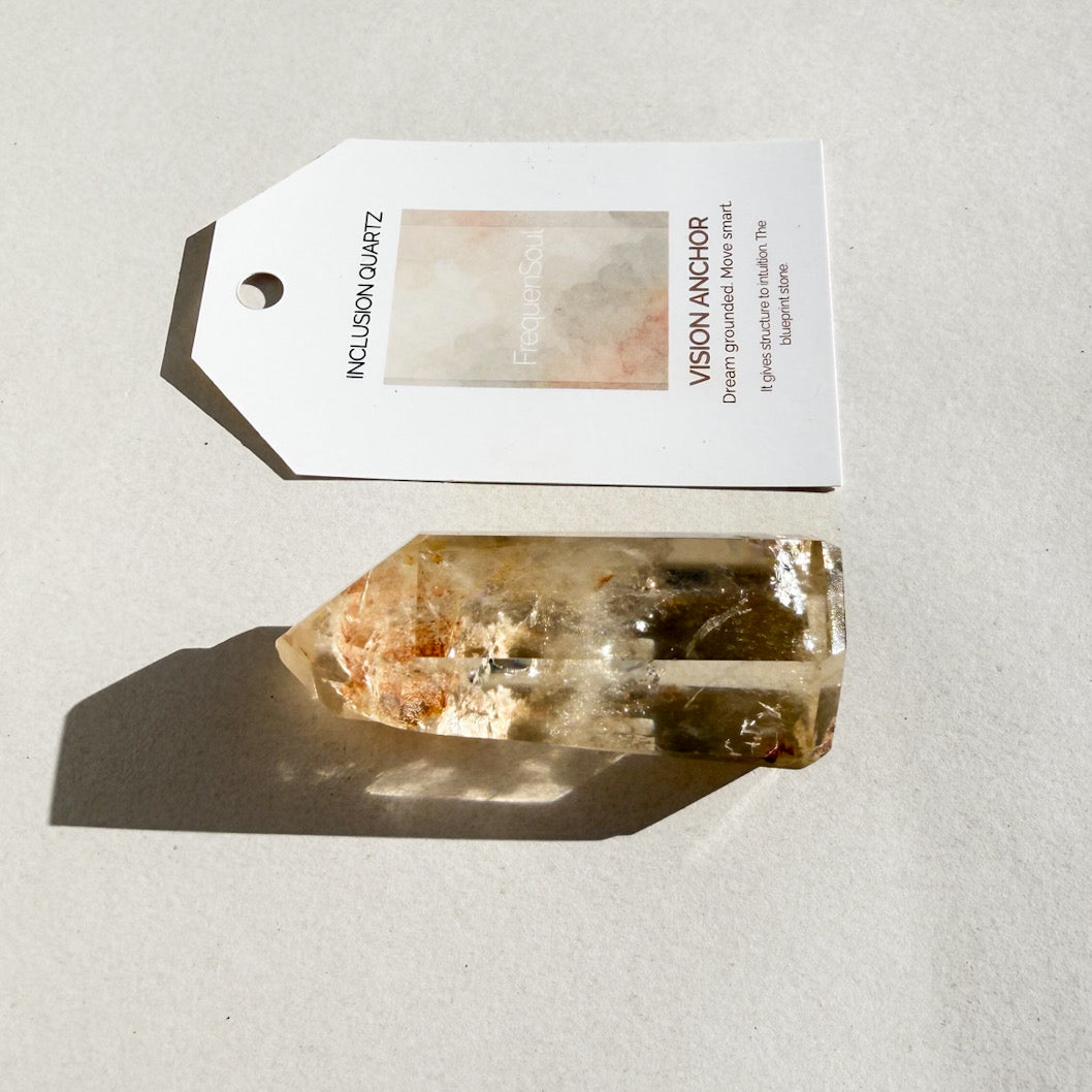 Inclusion Quartz 63g | 6x2.5cm