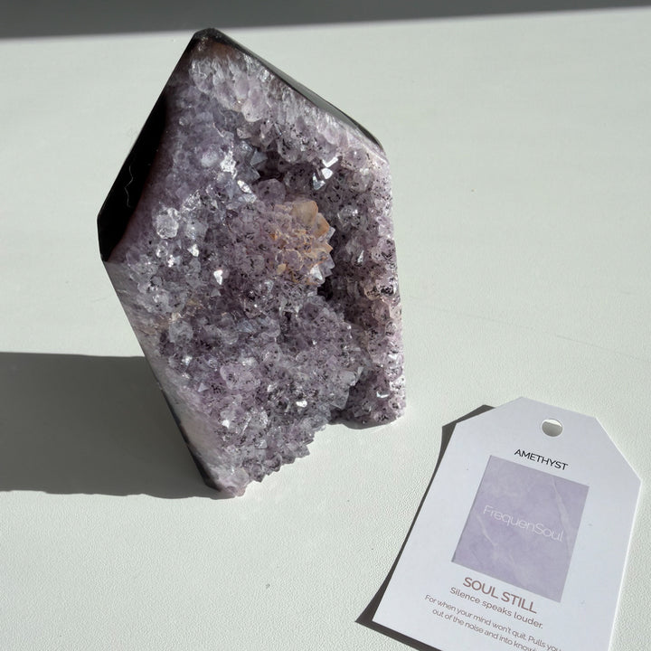 AMETHYST DRUZY TOWER | 458g | SOUL STILL