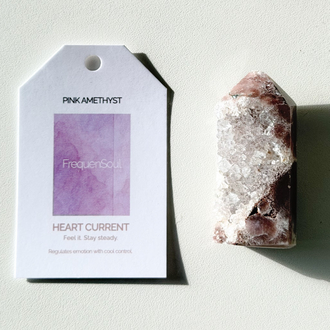 Pink Amethyst Druzy Point | 68g