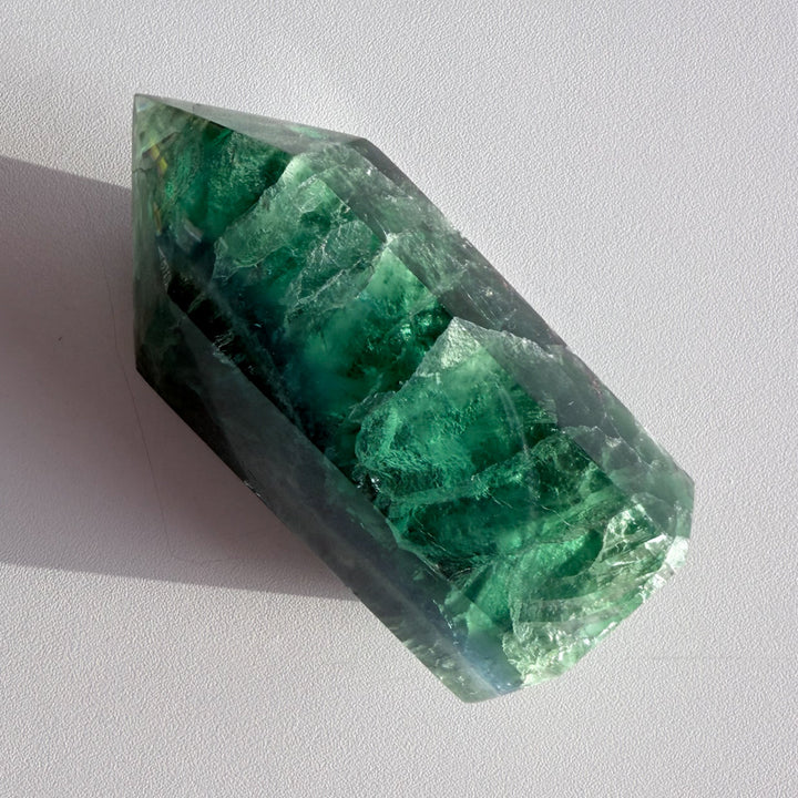 GREEN FLUORITE TOWER | 399g