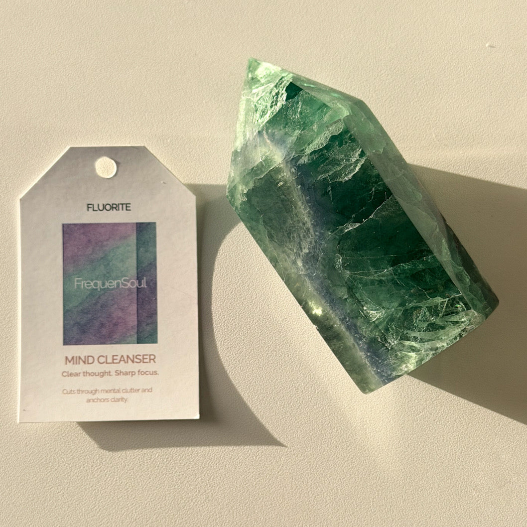 GREEN FLUORITE TOWER | 399g