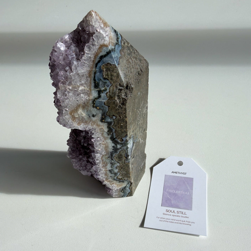 AMETHYST DRUZY TOWER | 908g | SOUL STILL