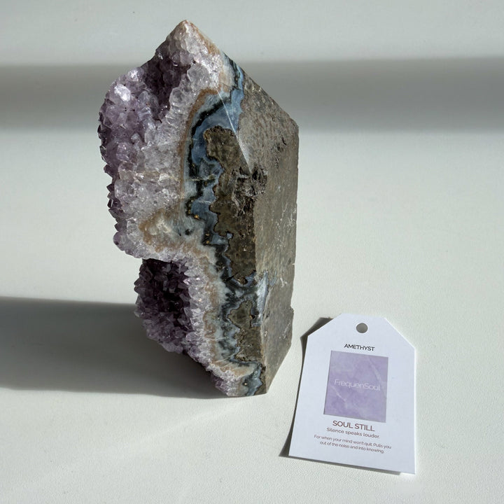 AMETHYST DRUZY TOWER | 908g | SOUL STILL
