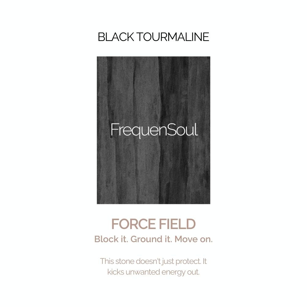 RAW SELECTS Black Tourmaline — Force Field → Protection, Grounding, Boundaries