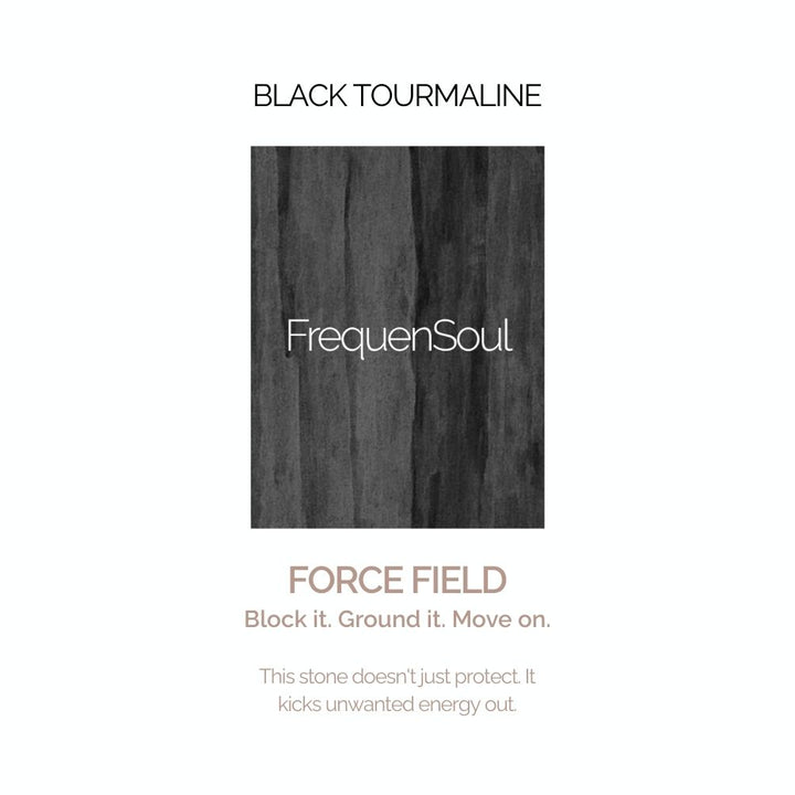 RAW SELECTS Black Tourmaline — Force Field → Protection, Grounding, Boundaries