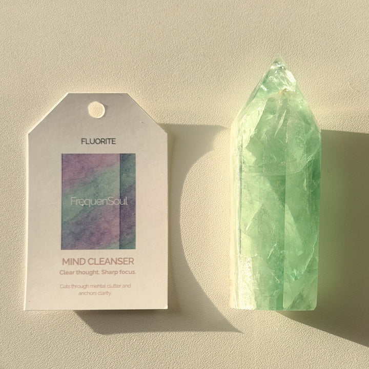 GREEN FLUORITE TOWER | 195g