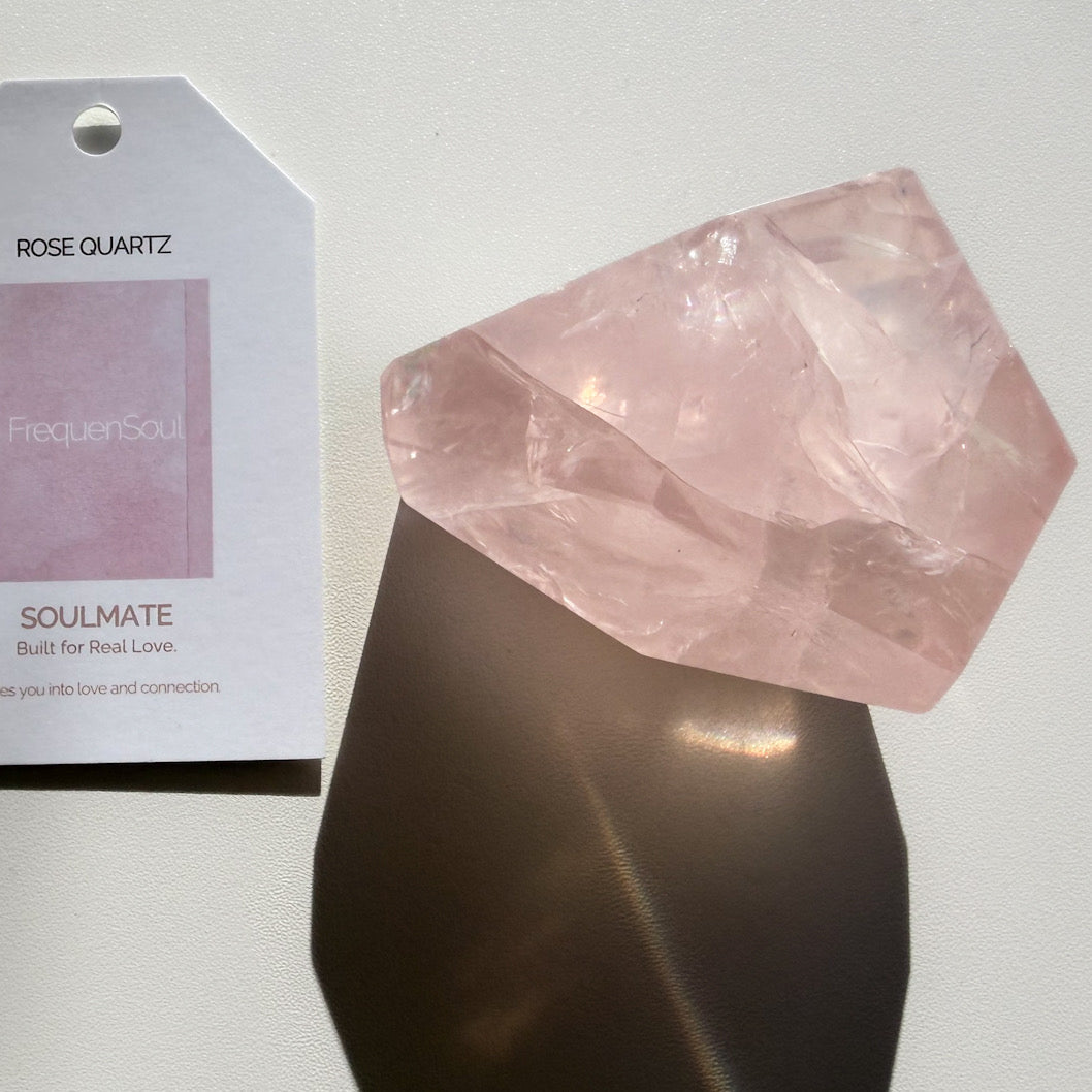 ROSE QUARTZ Freeform – 204g | Brazil
