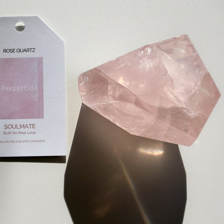 ROSE QUARTZ Freeform – 204g | Brazil