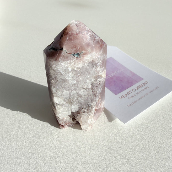 Pink Amethyst Druzy Point | 68g
