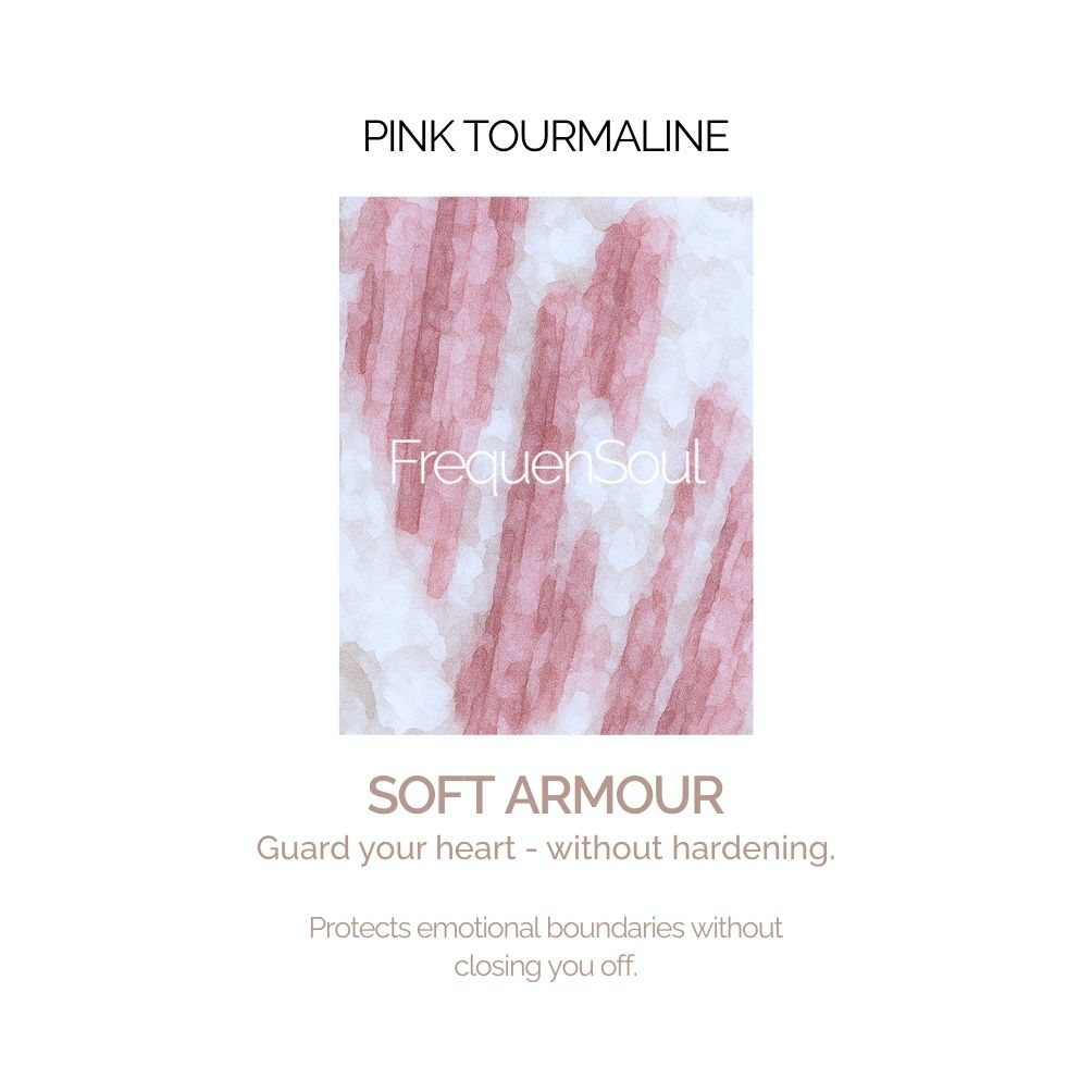 EARTH’S POINT Pink Tourmaline — Soft Armour → Protection, Healing, Emotional Safety, Love