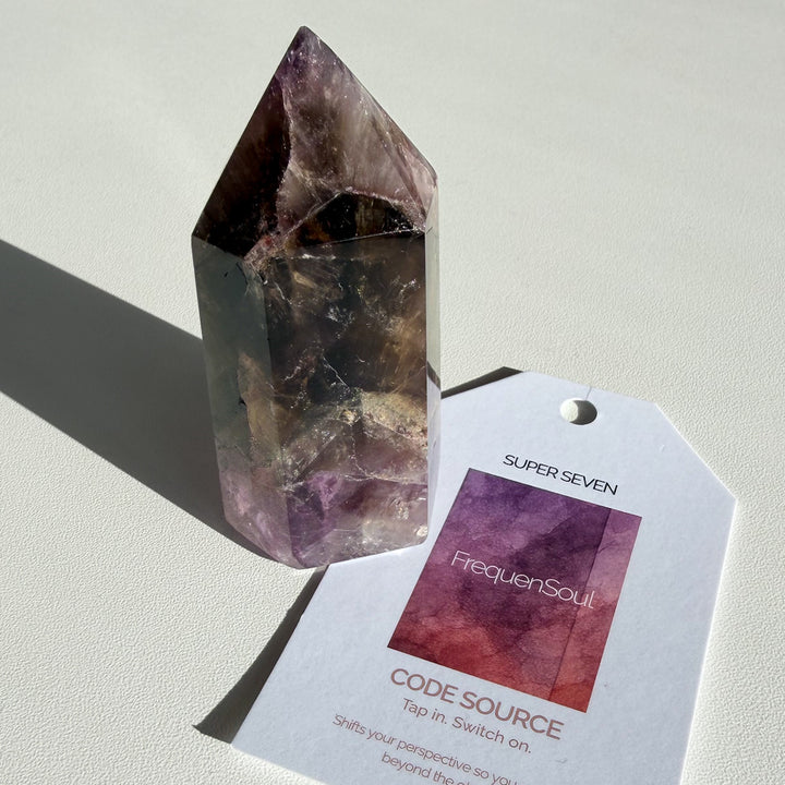 Super Seven | Polished Point | 104g  | Brazil
