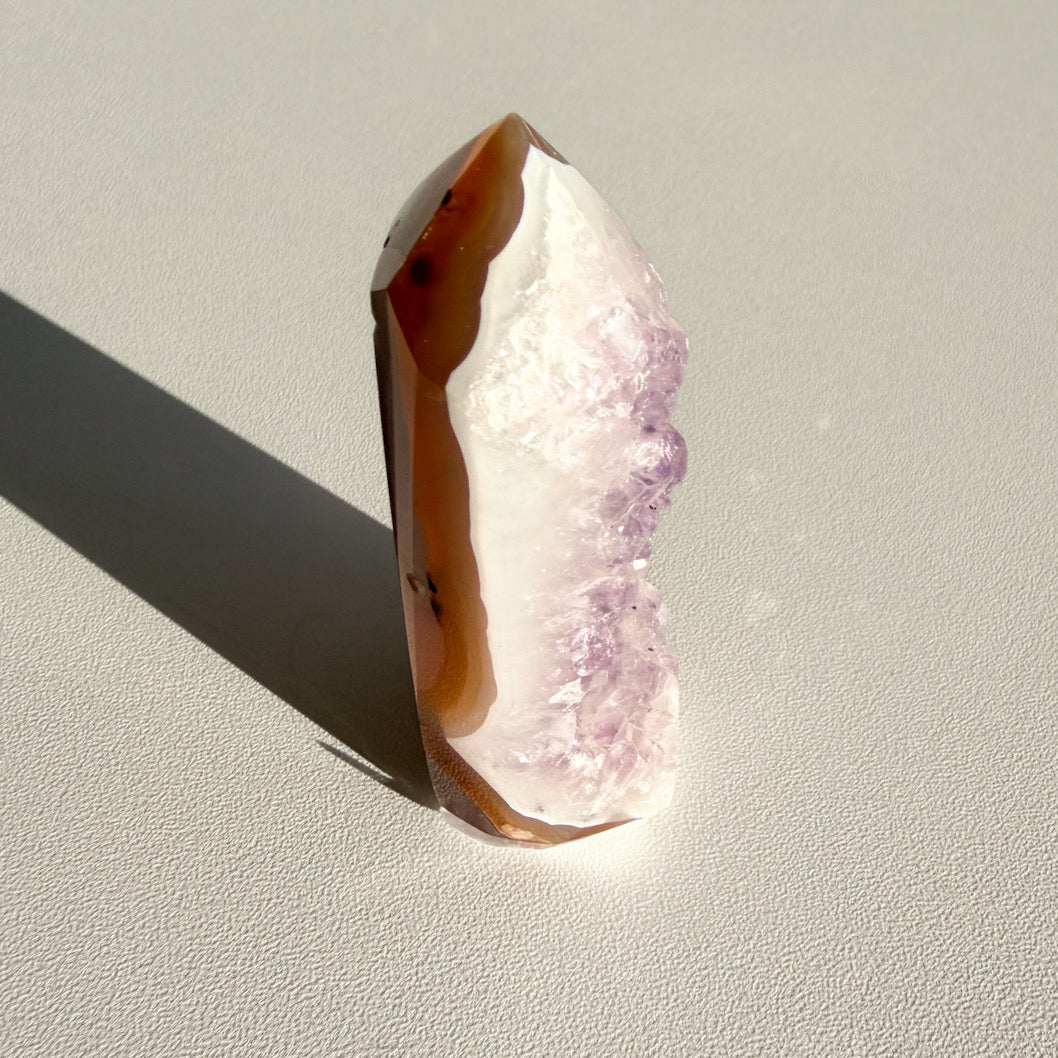 Amethyst Druzy &amp; Agate Point