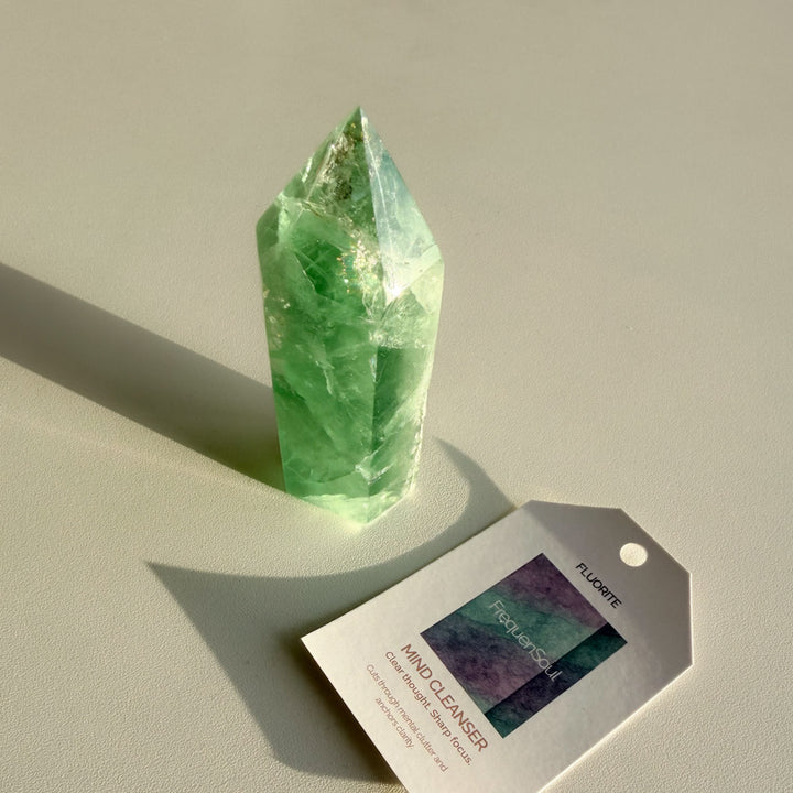 GREEN FLUORITE TOWER | 195g
