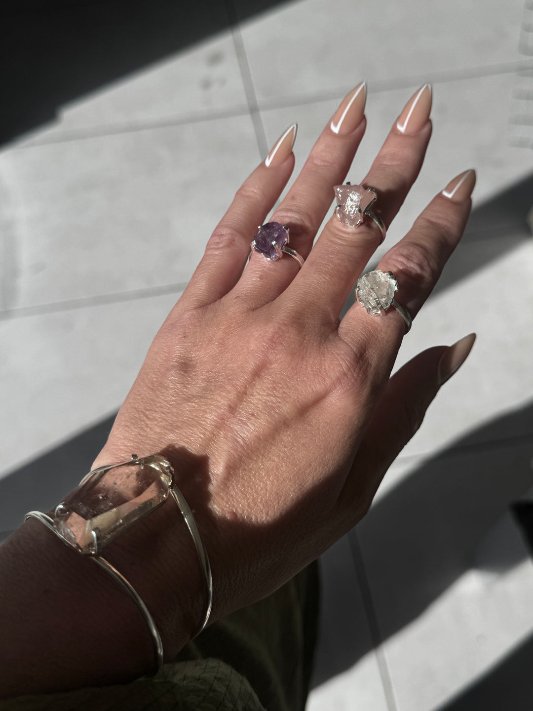 MINERAL CURRENT GROUND RULE Smokey Quartz Bracelet