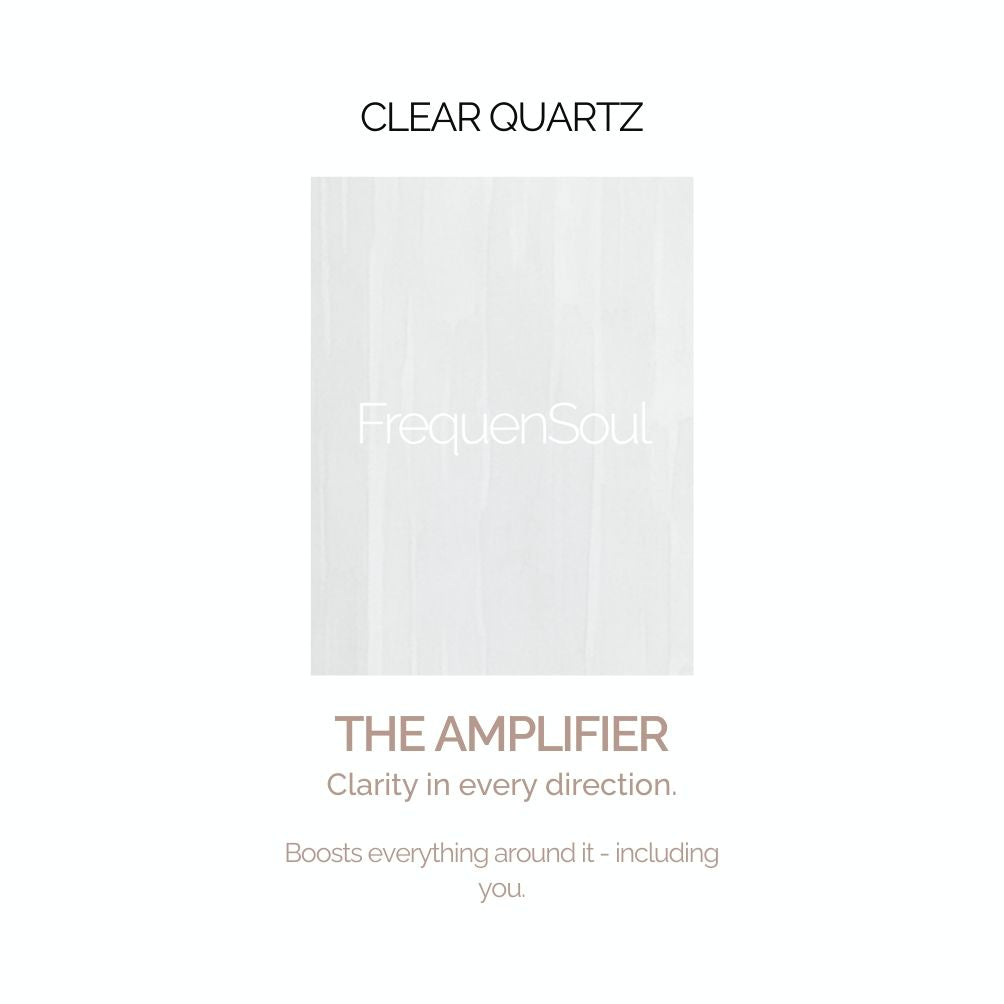 SIGNAL BAND Clear quartz Ring