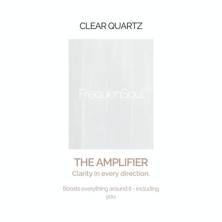 SIGNAL BAND Clear quartz Ring