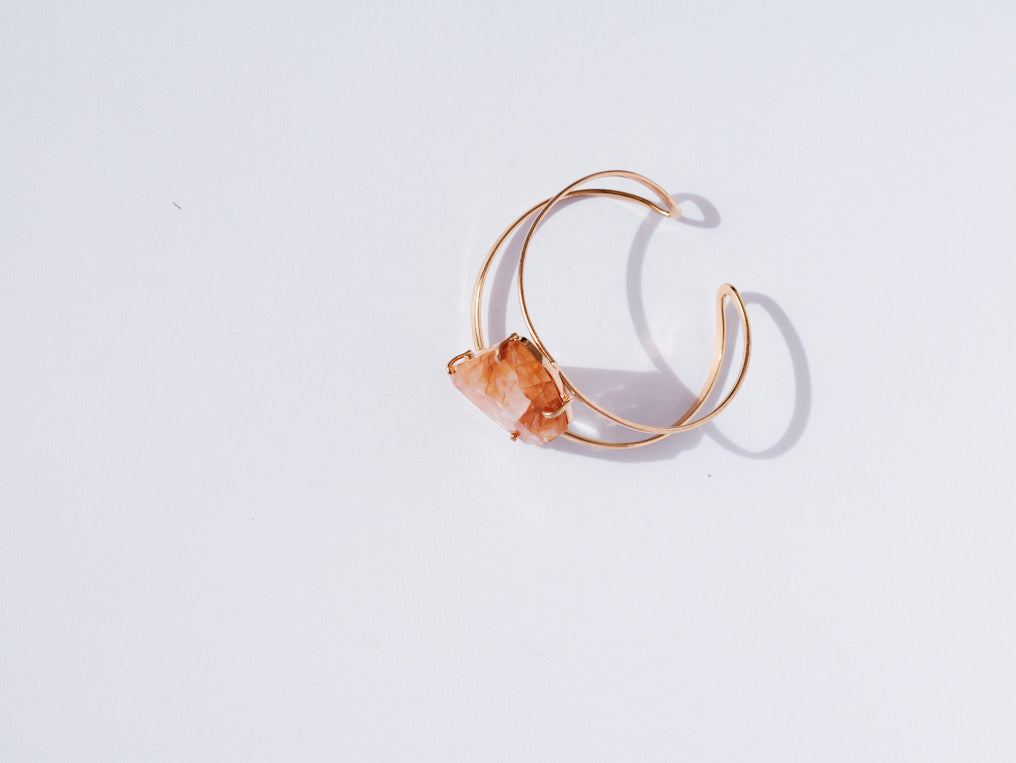 MINERAL CURRENT CORE RESTORE Golden Healer Crystal Cuff