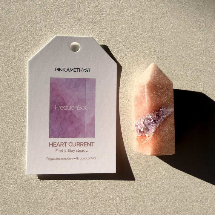 Pink Amethyst X Amethyst Druzy | 42g RARE