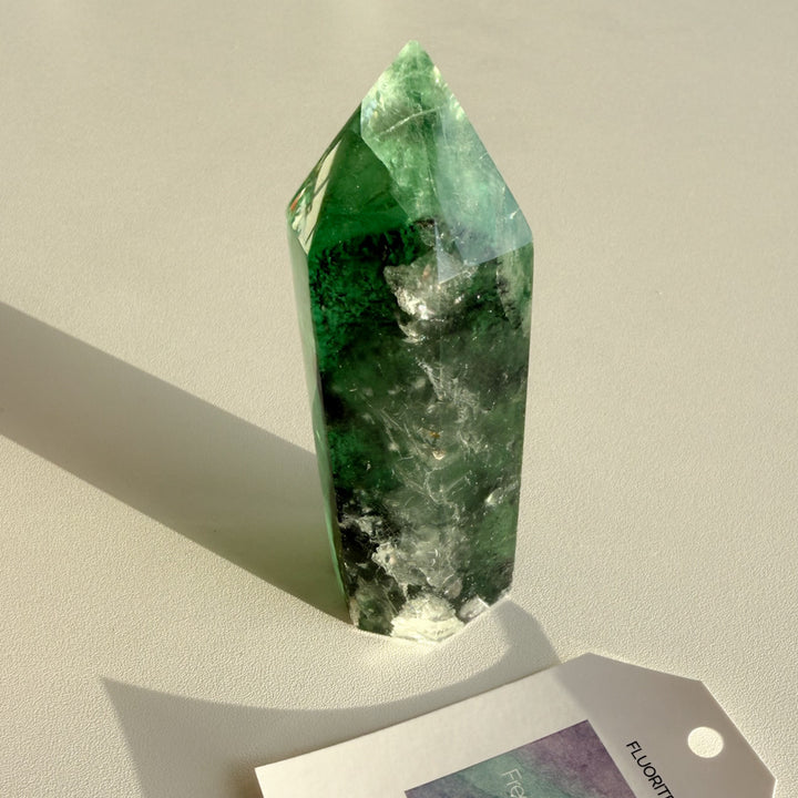GREEN FLUORITE TOWER | 263g