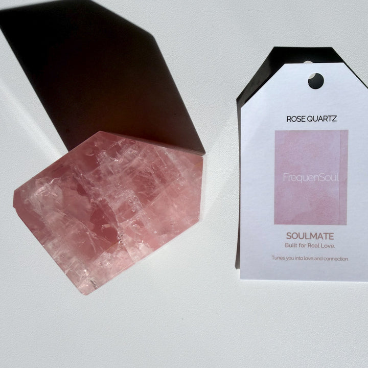DEEP ROSE QUARTZ Freeform – 180g | Brazil
