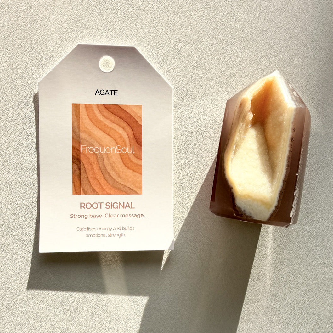 FrequenSoul Agate point – 96g | 6x4cm