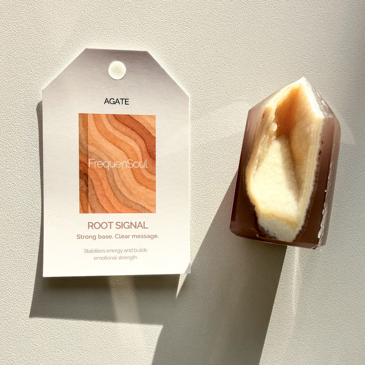 FrequenSoul Agate point – 96g | 6x4cm