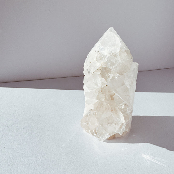 CLEAR QUARTZ CRYSTAL TOWER 0.26kg