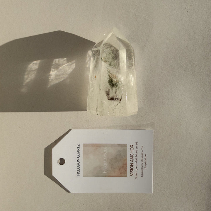 Inclusion Quartz 131g | 6.5x3.5cm