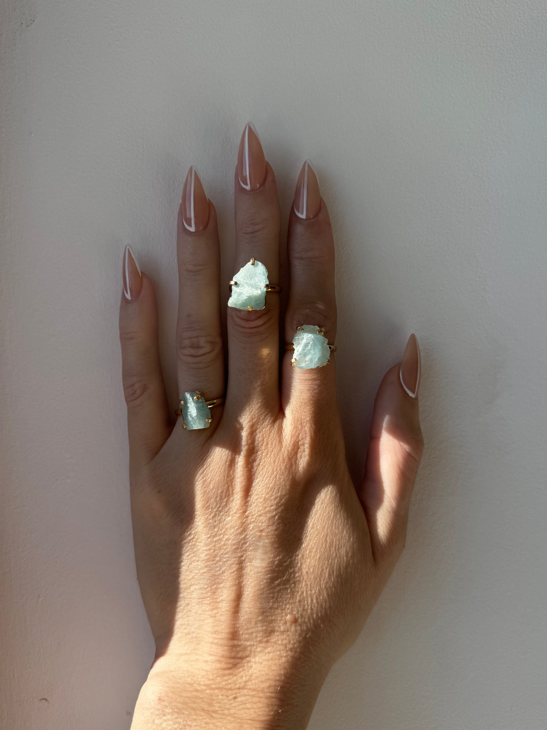 SIGNAL BAND Aquamarine Ring