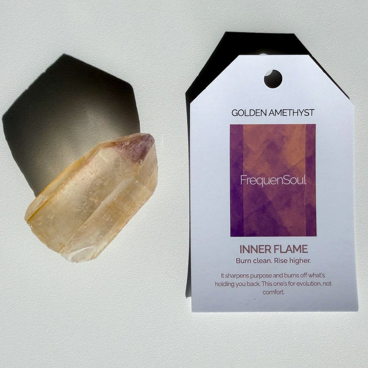 Golden Amethyst | 39g SEMI RAW