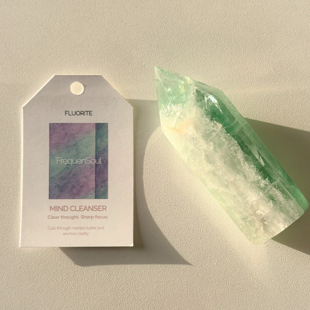 GREEN FLUORITE TOWER | 195g