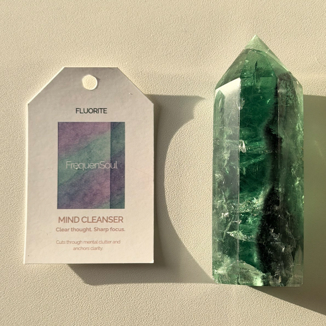 GREEN FLUORITE TOWER | 263g