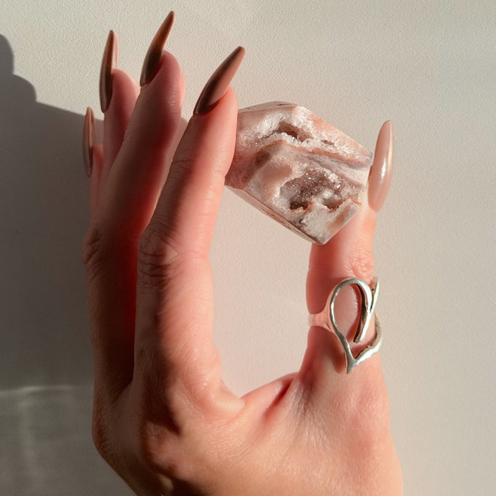 Pink Amethyst Freeform Point | Brazil | 48g