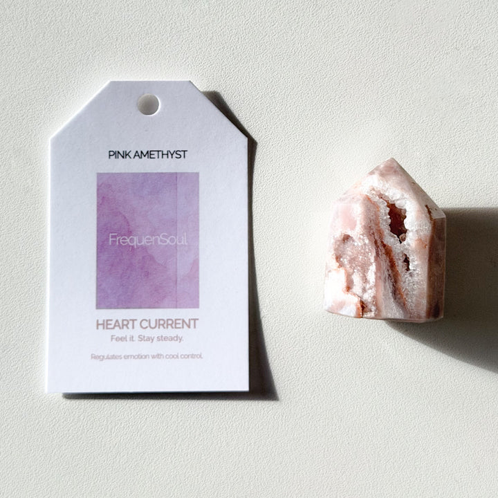 Pink Amethyst Freeform Point | Brazil | 48g