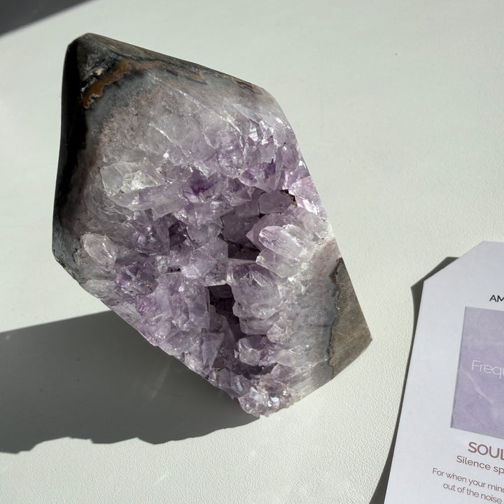AMETHYST DRUZY TOWER | 495g | SOUL STILL