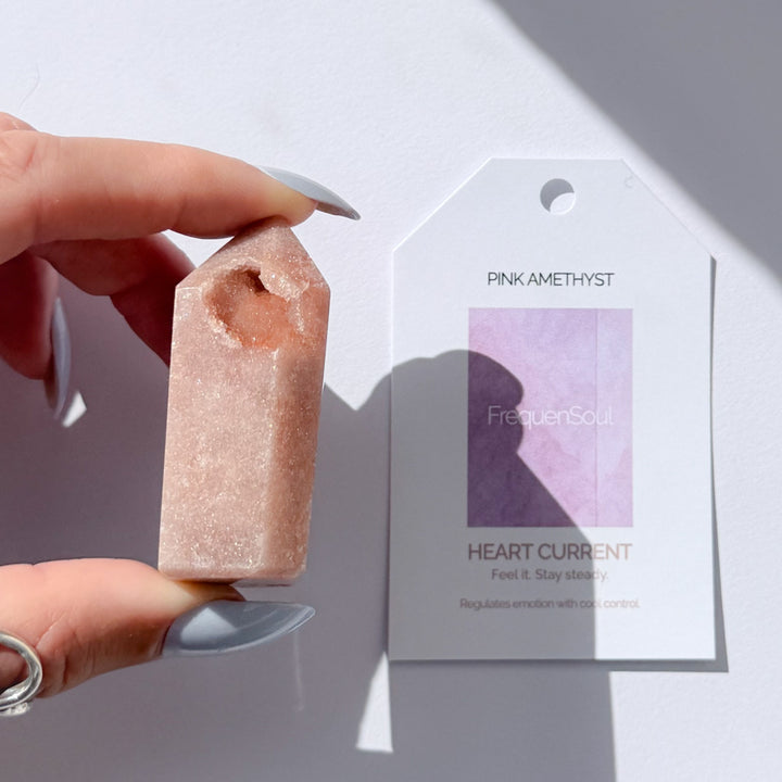 Pink Amethyst Point | 63g | 5.5x3cm
