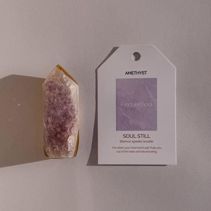 Amethyst Druzy &amp; Agate Point