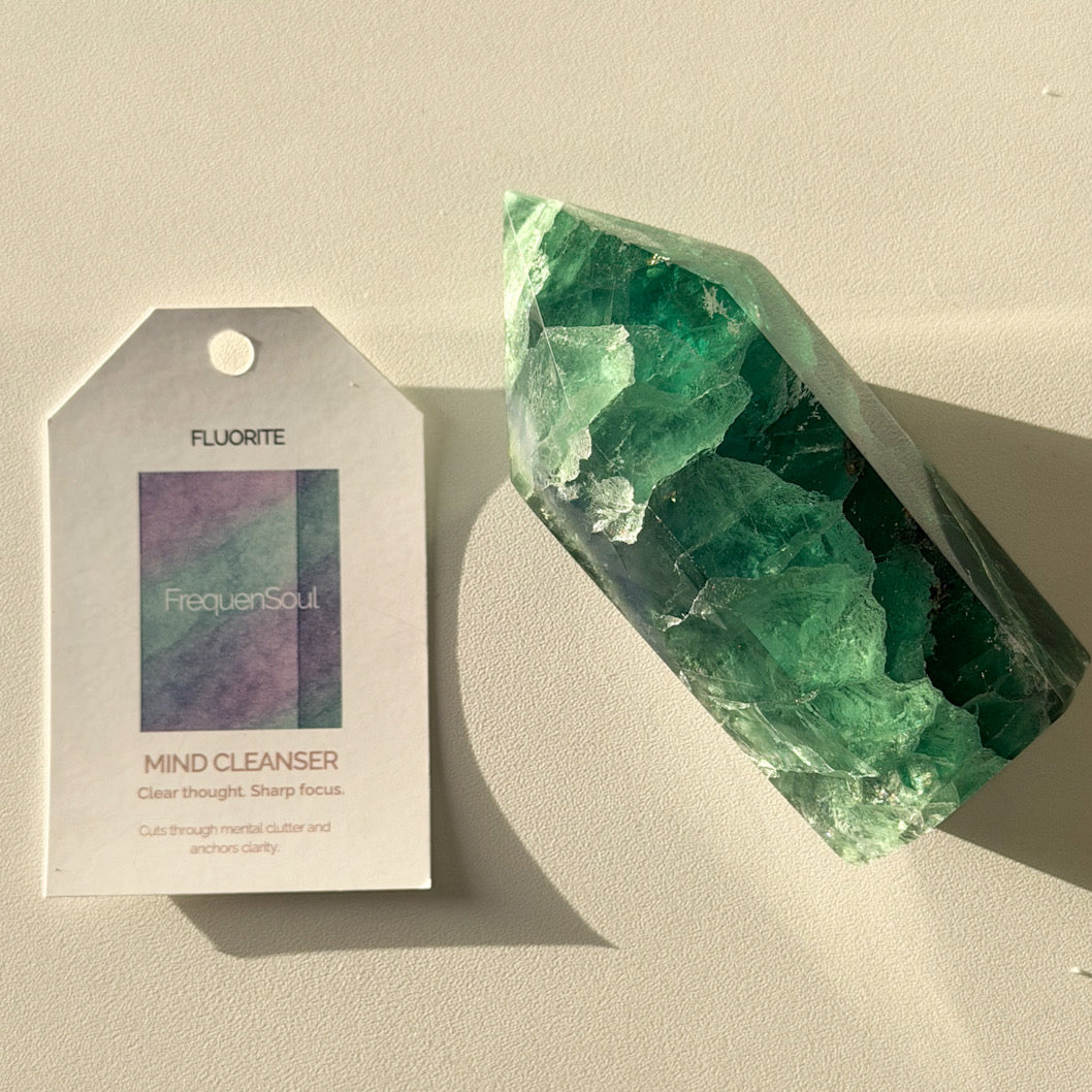 GREEN FLUORITE TOWER | 399g
