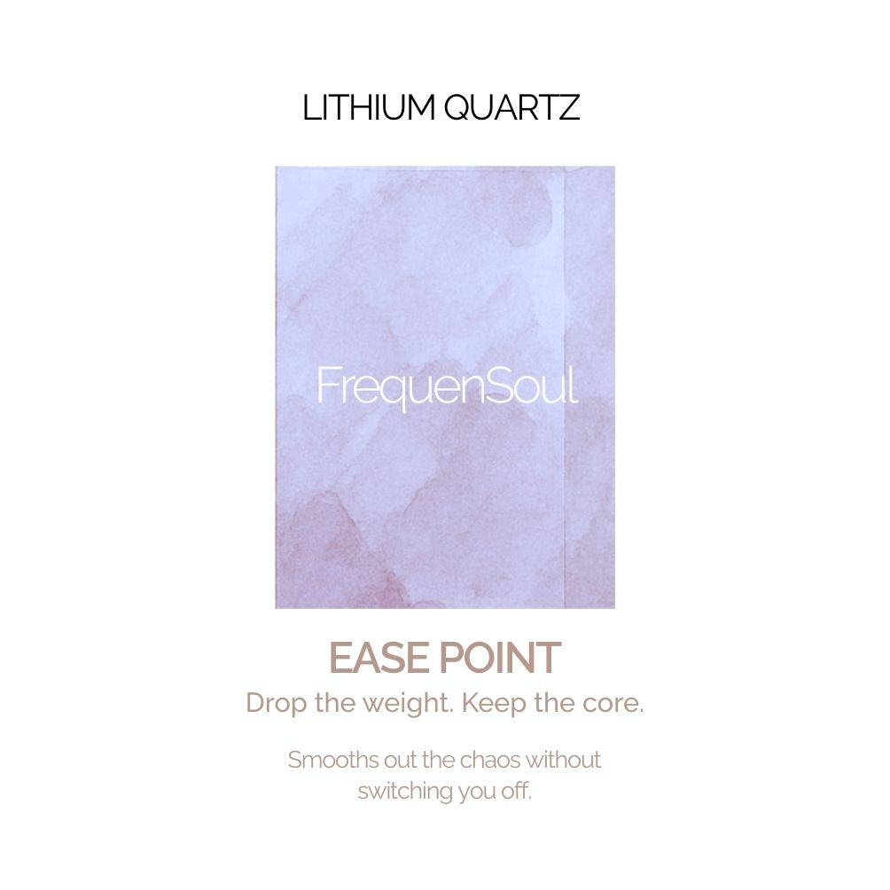 MINERAL LOOP EASE POINT Lithium Cluster Ring