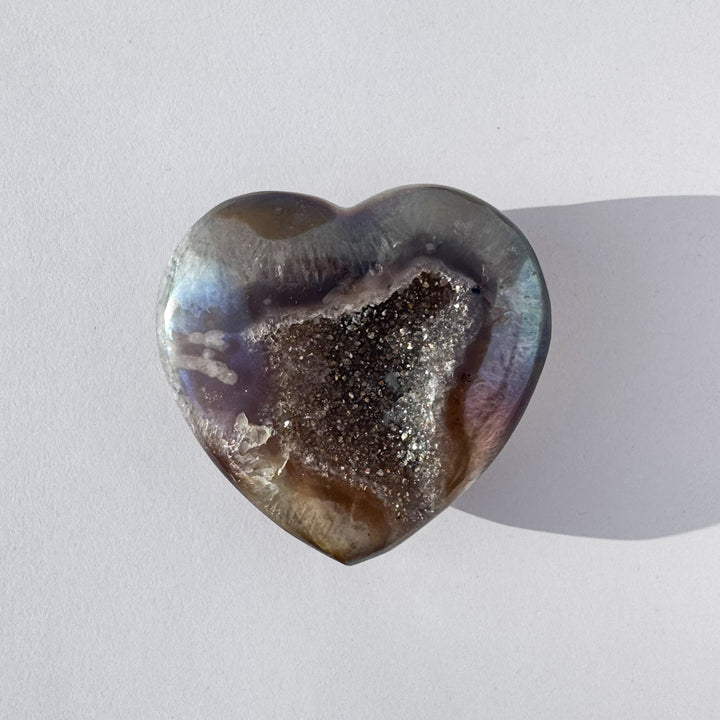 AURA AGATE HEART