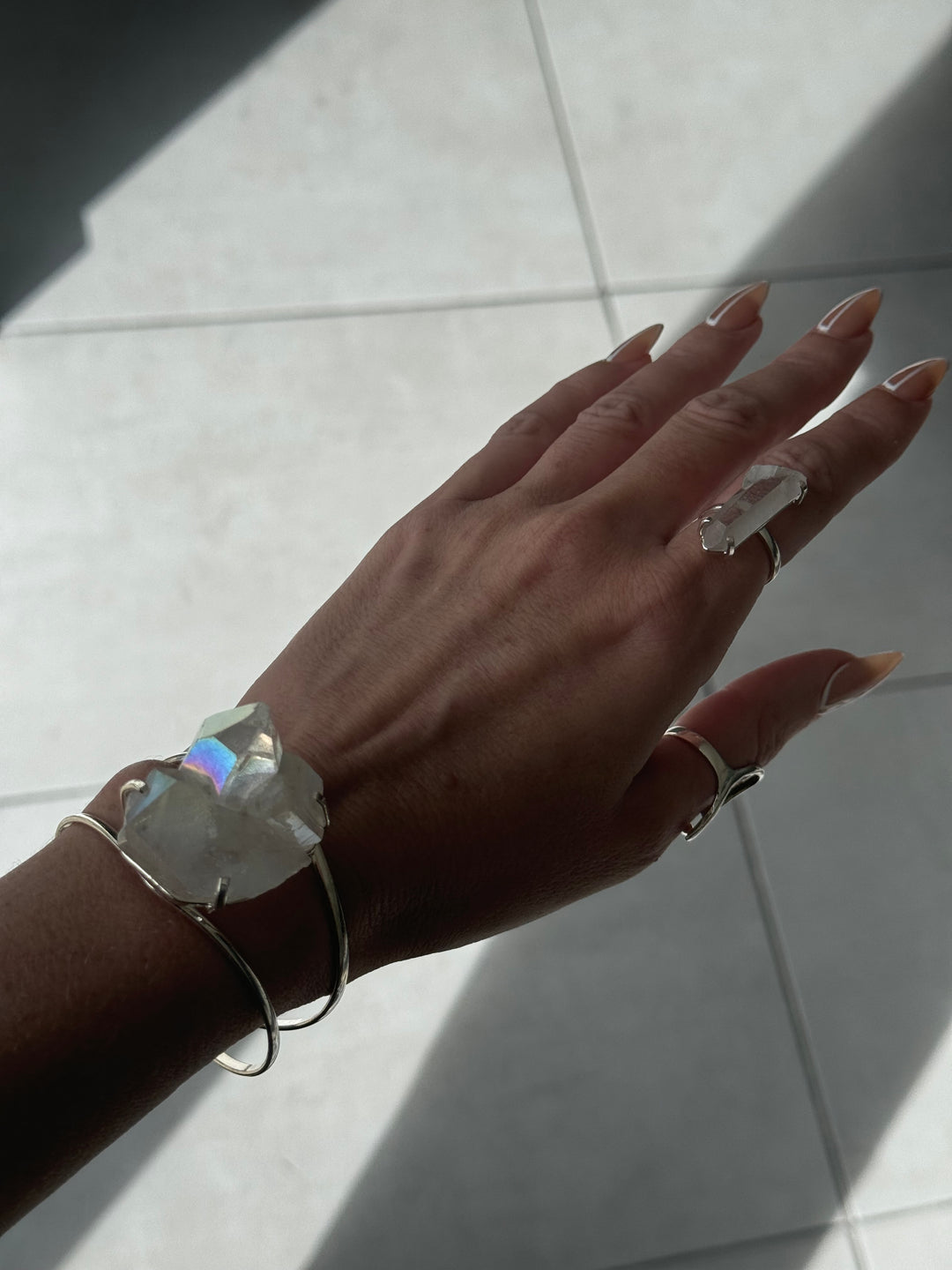 MINERAL CURRENT  Clear Quartz Bracelet